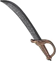 Ipetboom Plastic Sword Lightweight Pirate Sword for Cosplay Knight Costume Accessories for Halloween Parties and Stage Performances Safe and Durable Design