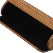 Bamboo Glasses Case Storage Organiser Eyeglass Containers Miss Travel