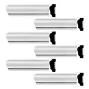 Renovator's Supply Cornice White Urethane Alison Simple Design 6 Pieces Totalin