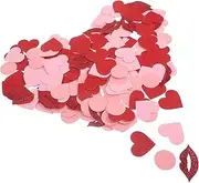 Festival Decorative Confetti 200pcs Wedding Party Paper Confetti Lip Heart Shape for Romantic Celebrations