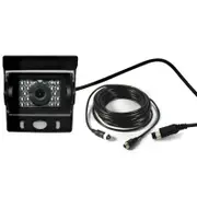 Elinz AHD Reversing Rear View CCD Camera 4PIN Night Vision Car Truck Caravan 120 Degrees View 5M - 5m cable