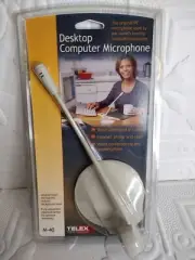 Telex Desktop Computer Freestanding Microphone M-40 Audio Products