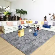 Ultra Soft Grey Rugs for Bedroom 6x9 Feet, Fluffy Shag Area Rugs for Living