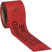 Klein Tools 58003 1000 Feet Barricade and Warning Tape with Caution/Buried Electric Line