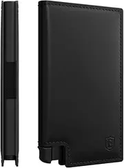 [Ekster] Parliament Leather Card Holder Wallet | Smart RFID Wallet for Men | Minimalist & Slim Wallet with Quick Card Access Metal Card Holder (Classic Brown)