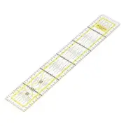 Quilting Ruler Patchwork Ruler Yellow DIY 5X30cm Acrylic Fabric Ruler