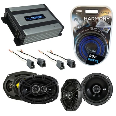 Fits Hyundai Sonata 2002-2005 Speaker Upgrade Kicker DSC65 DSC693 HA-A400.4 Amp