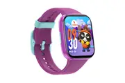 Bluetooth Kids Smart Watch 1.69" Screen Children Monitor Temperature Heart Rate Sleep BLE 5.0 - Purple
