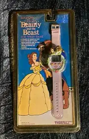 New Collectible Vintage Rare Beauty & Beast LCD Wrist Game 1992