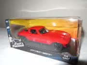 FAST & FURIOUS LETTY'S CHEVY CORVETTE RED JADA 1:24 OPENING HOOD & DOORS
