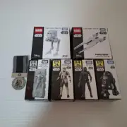 Novelty Star Wars Tomica Metacolle Set Han Solo Darth Vader Medal