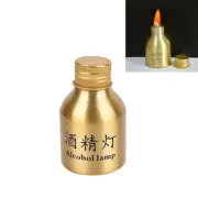 1pc portable mini 50ml alcohol burner lamp metal case lab equipment heating L Jw