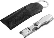 FRCOLOR Self-locking Stainless Steel Nail Clippers Folding Nail Trimming Tool for Home Beauty Salon