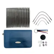 Metal Circular Knitting Needle Set with Case & Accessories Knitting Supplies