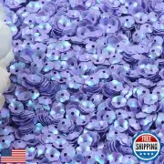4000pcs 6mm Glitter Flower Bulk Loose Sequins Iridescent Round Embroidery Pai