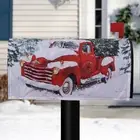 Reusable Christmas Mailbox Cover Cartoon Snowmen Post Box Cover Christmas