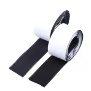 Adhesive Tape Hook & Loop Black 50mm x 2.5m Roll (Cut to Size)