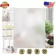 No-Adhesive Frosted Window Film - Ultimate UV Protection & Privacy 23.6 x 9.8 ft
