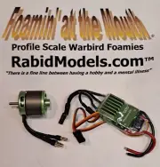 MARS Brushless Outrunner Motor & ESC (new) by GENS ACE for electric R/C planes