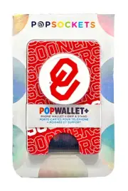 PopSockets Popwallet Plus NCAA Oklahoma Sooners University CC ID Holder Wallet