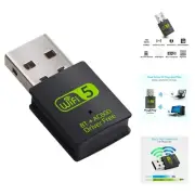 USB WiFi Bluetooth Adapter, 600Mbps Dual Band 2.4/5Ghz Wireless Network Exter...