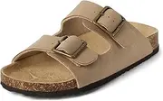 [The Children's Place] Boy's Casual Slip on Double Buckle Slide Sandals