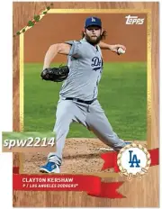 2020 Topps Advent Calendar Clayton Kershaw #12