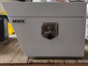 White Steel Underbody Toolbox LHS Under Body Under Tray Heavy Duty Ute Tool Box