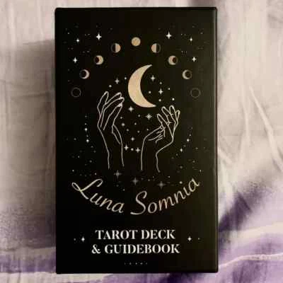 Shores Of Moon Luna Somnia Tarot Deck with Guidebook & Box - 78 Cards (Engllish)