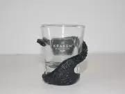 New KRAKEN Black Spiced Rum Collectible Tentacle Wrapped Around Shot Glass