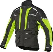 GC Bikewear Kingston, textile jacket , color: Black/Neon-Yellow , size: 8XL