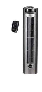 Tower Fan Standing Oscillating Remote Control Timer Quiet Electric Indoor