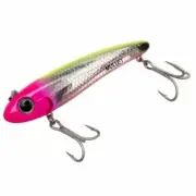 Bomber AW Mullet Silver Flash / Pink Head Chartreuse