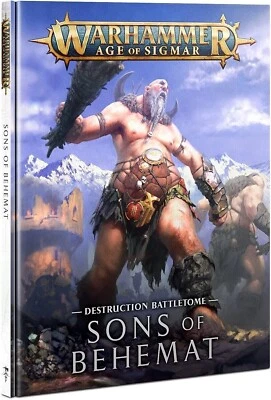 Destruction Battletome Sons of Behemat Warhammer Age of Sigmar new in plastic