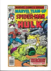 Marvel Team-Up #54 Spider-Man and The Hulk Marvel Comics FN