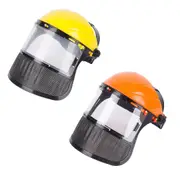 Garden Protective Mask Headgear for Mowing Face Shield Safety Gear Outdoor Use