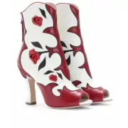 $1299 NIB Miu Miu Runway Rose Leather Boots SHOES 35 US 5