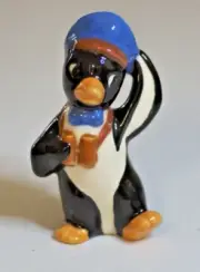Pie Bird Sailor Penguin With Binocular Piebird Made in USA by Nancy Davis