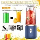 Portable Mini Blender USB Rechargeable Fruit Juice Maker for Smoothies