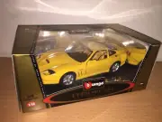 Bburago Burago 1/18 FERRARI 550 MARANELLO 1996 YELLOW Diecast cod. 3354 MIB