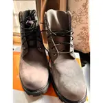 TIMBERLAND 男款灰色磨砂革6吋防水靴