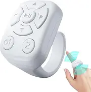 Camera Video Recording Remote - Remote Control Presentation Clicker, Scrolling Ring | E-Book Page Turner Presentation Clicker, Continuous Click Device Scrolling Fingertip Control for Photos Videos