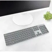 Clear Transparent Silicone Keyboard cover Protectors Film For DELL KM717