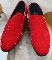 NIB Spiked Men's Shoes - Enzo Romeo Sparko RED Size 13