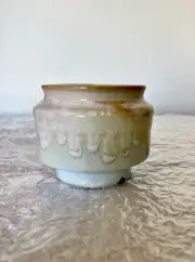 Brand New Hand made Clay Enamel Glazed Succulent Pot/planter With Drainage #536