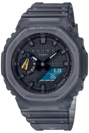 Casio G-Shock GA-2100FT-8A Futur Limited Model 45.4mm Digital Carbon Core Clear