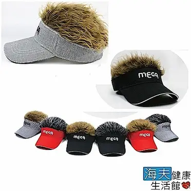 【海夫】MEGA 日本最夯 假髮帽 紅帽金髮(MG-201)