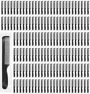 Lomgwumy Combs Bulk, Combs Individually Wrapped, Suitable For Hotels, Shelters, Homeless People, Nursing Homes, Charities, Black (200-PACK)