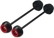 Motorbike Frame Sliders For Y┐AMAHA XT1200Z xt1200z XT1200ZE Super Tenere 2010-2022 Motorcycle Front & Rear Wheel Fork Axle Sliders Cap Crash Protector (Color : Red)