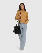 [Belle & Bloom] Lost & Found Knitted Sweater - Camel